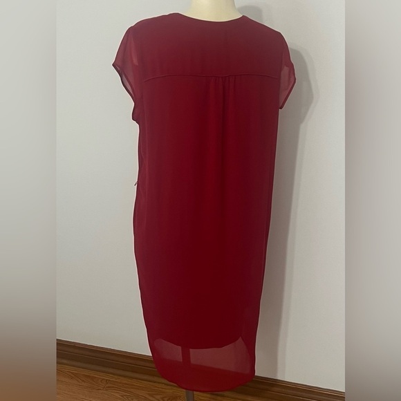 Reitmans Size 15 (XL) MIDI 100% Polyester Minimalist Classic Timeless Dress - Picture 13 of 13